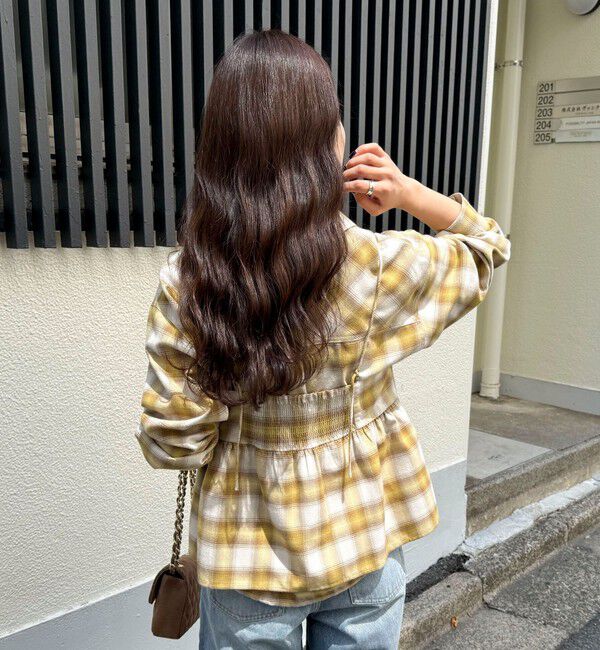 fredy emue「オンブレーチェックシャツブルゾン」|シャツ・ブラウス|