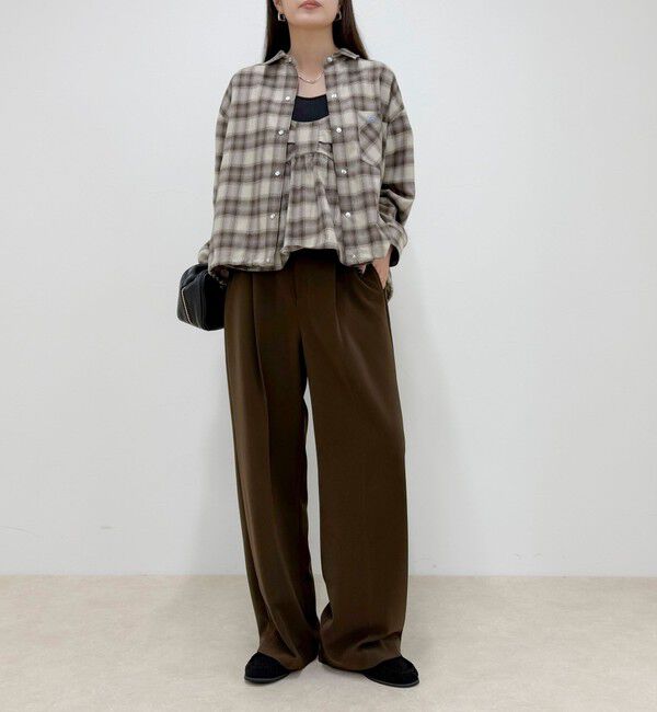 fredy emue「オンブレーチェックシャツブルゾン」|シャツ・ブラウス|