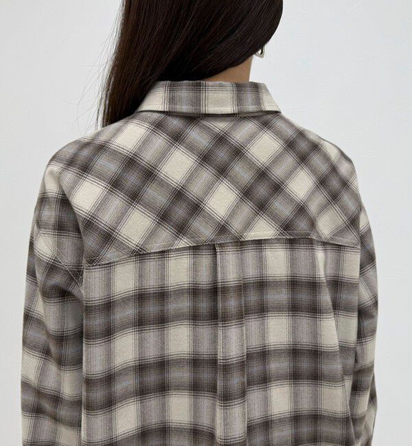 fredy emue「オンブレーチェックシャツブルゾン」|シャツ・ブラウス|