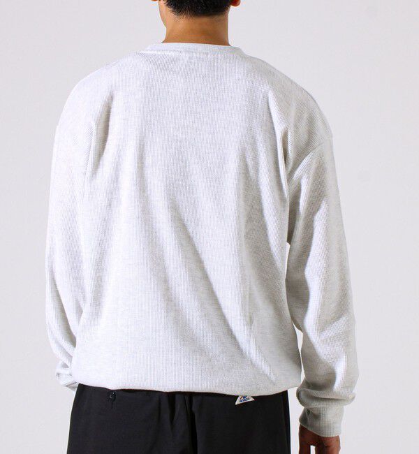 GLOSTER「【レイヤードに最適】起毛ワッフル 裾ドロストロンT」|Tシャツ・カットソー|