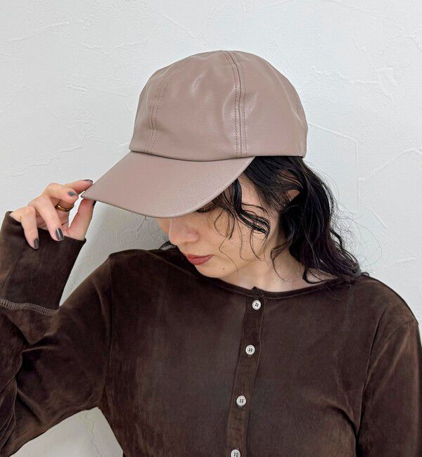 fredy emue「フェイクレザーキャップ」|キャップ・キャスケット|