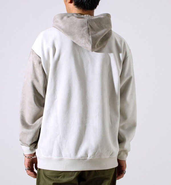 GLOSTER「【新配色で再登場】フレブルスエード バイカラーパーカー」|パーカー|