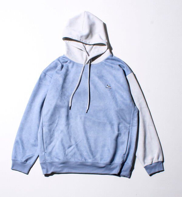 GLOSTER「【新配色で再登場】フレブルスエード バイカラーパーカー」|パーカー|