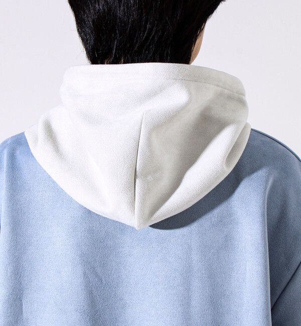 GLOSTER「【新配色で再登場】フレブルスエード バイカラーパーカー」|パーカー|