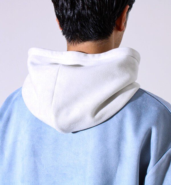 GLOSTER「【新配色で再登場】フレブルスエード バイカラーパーカー」|パーカー|