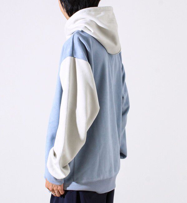 GLOSTER「【新配色で再登場】フレブルスエード バイカラーパーカー」|パーカー|
