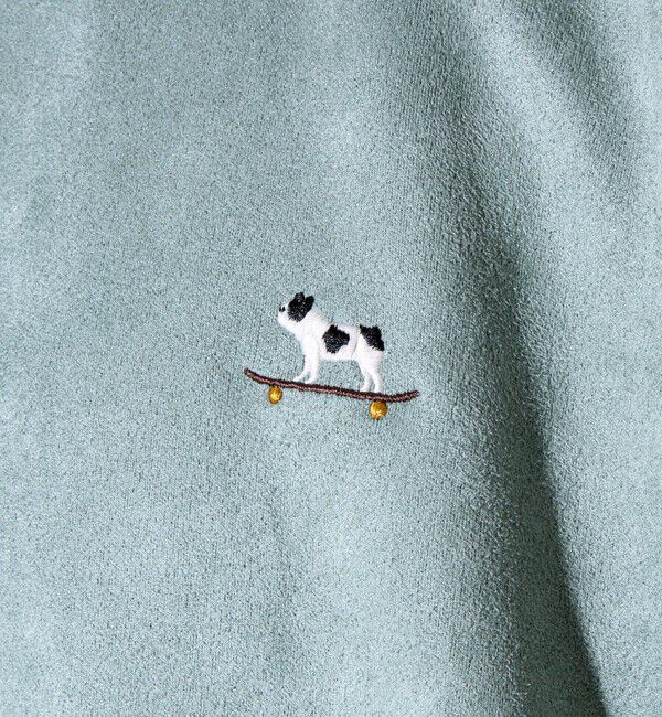 GLOSTER「【新配色で再登場】フレブルスエード バイカラーパーカー」|パーカー|