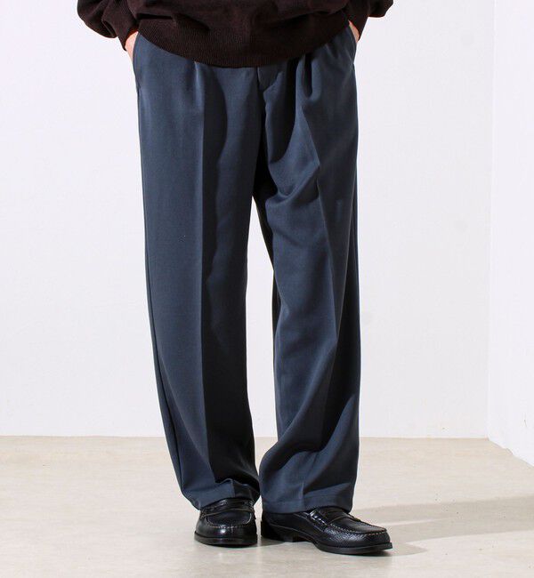 GLOSTER「【細すぎず太すぎない絶妙バランス】TRストレッチ ミディアムストレートパンツ」|チノ|