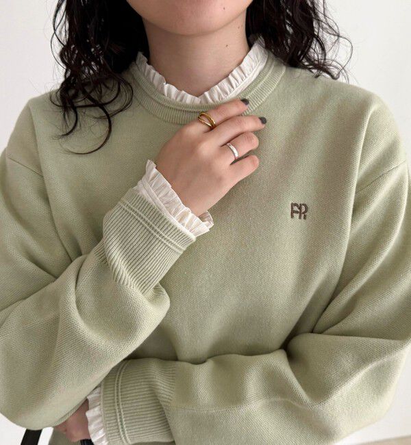 fredy emue「バンドカラーフリルシャツ」|シャツ・ブラウス|