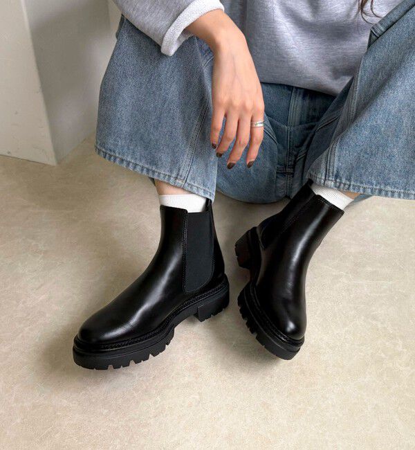 fredy emue「【ENESS/ エネス】サイドゴアショートブーツ」|ロングブーツ|