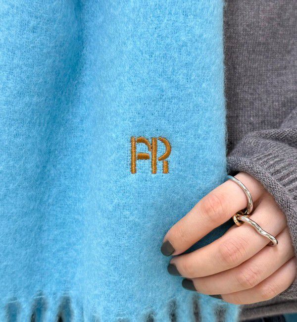 fredy emue「ライトブークレ無地マフラー45」|マフラー|