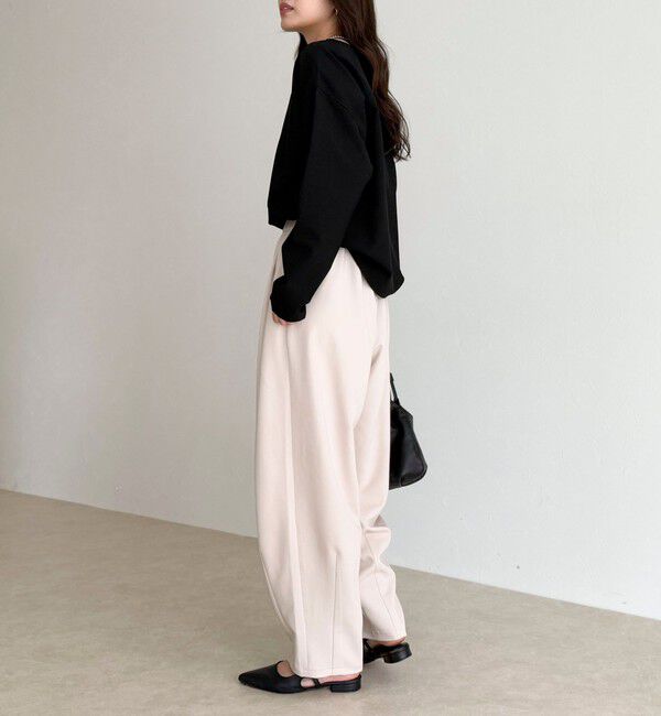 fredy emue「コクーンギャザーパンツ」|チノ|