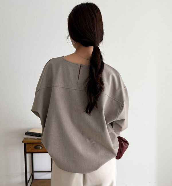 fredy emue「コクーンストレッチブラウス」|シャツ・ブラウス|