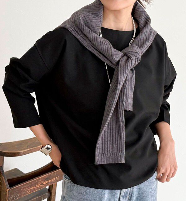 fredy emue「コクーンストレッチブラウス」|シャツ・ブラウス|