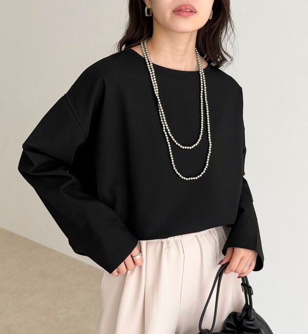 fredy emue「コクーンストレッチブラウス」|シャツ・ブラウス|