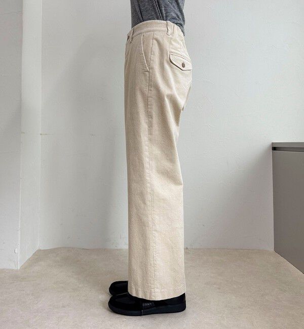 fredy emue「コーデュロイストレートパンツ」|チノ|