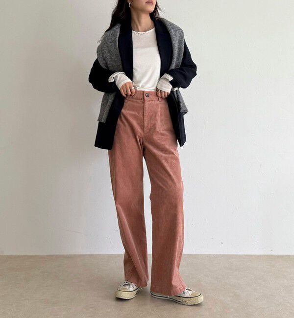 fredy emue「コーデュロイストレートパンツ」|チノ|