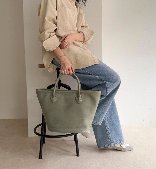 fredy emue「フェイクスエードパイピングトートバッグ」|トートバッグ|