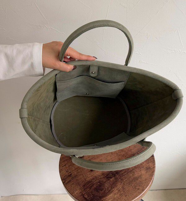 fredy emue「フェイクスエードパイピングトートバッグ」|トートバッグ|