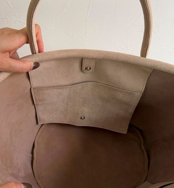 fredy emue「フェイクスエードパイピングトートバッグ」|トートバッグ|