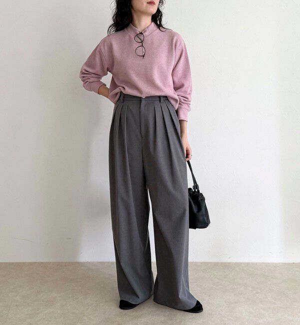 fredy emue「ニットソークロップドプルオーバー」|Tシャツ・カットソー|