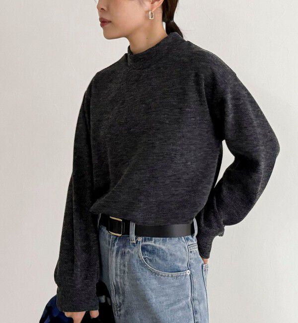 fredy emue「ニットソークロップドプルオーバー」|Tシャツ・カットソー|