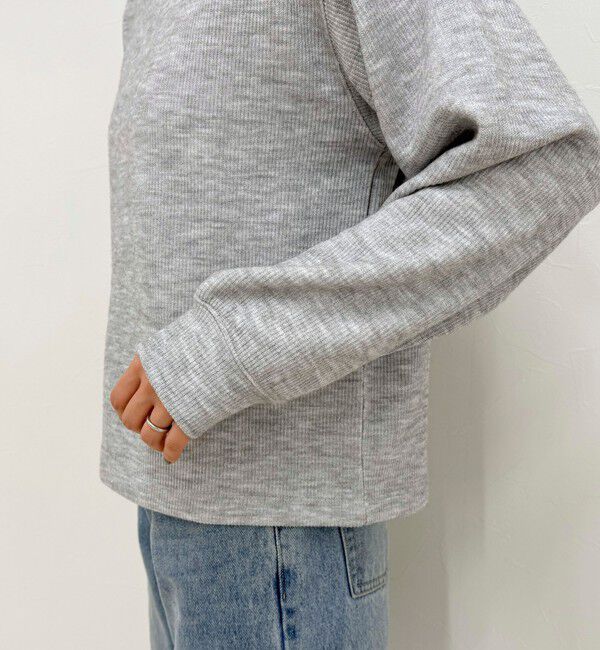 fredy emue「ニットソークロップドプルオーバー」|Tシャツ・カットソー|