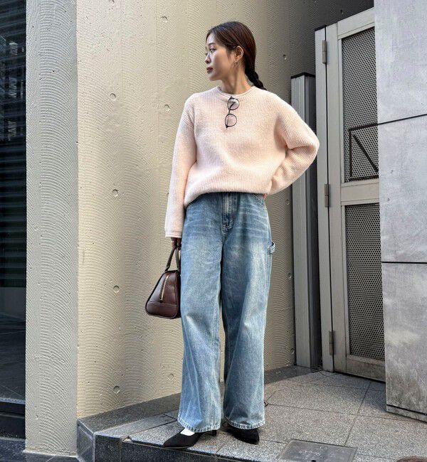 fredy emue「ミドル丈片畦ニットプルオーバー」|ニット・セーター|