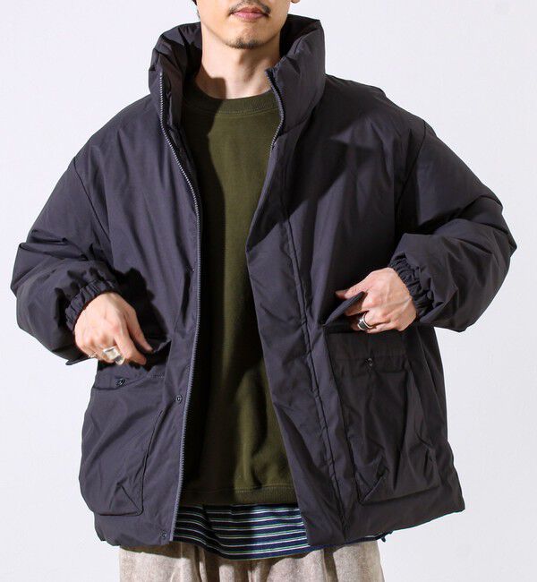 GLOSTER「【高コスパ&times;あったか】中わたスタンドブルゾン」|その他|チャコールグレー