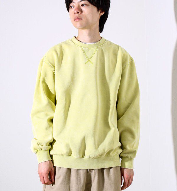 GLOSTER「【雪の色ムラ】カラフルスノーパウダー裏起毛スウェット」|スウェット・ジャージ|