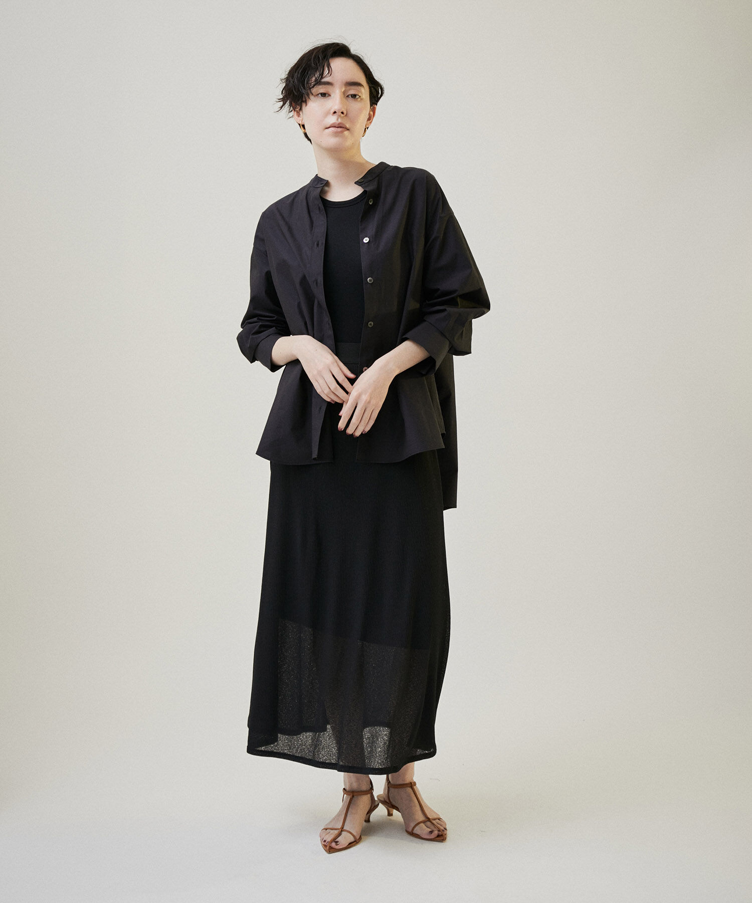 SALON adam et rope'「【Smile Cotton】カップ付きアメリカンスリーブタンクトップ」|タンクトップ|