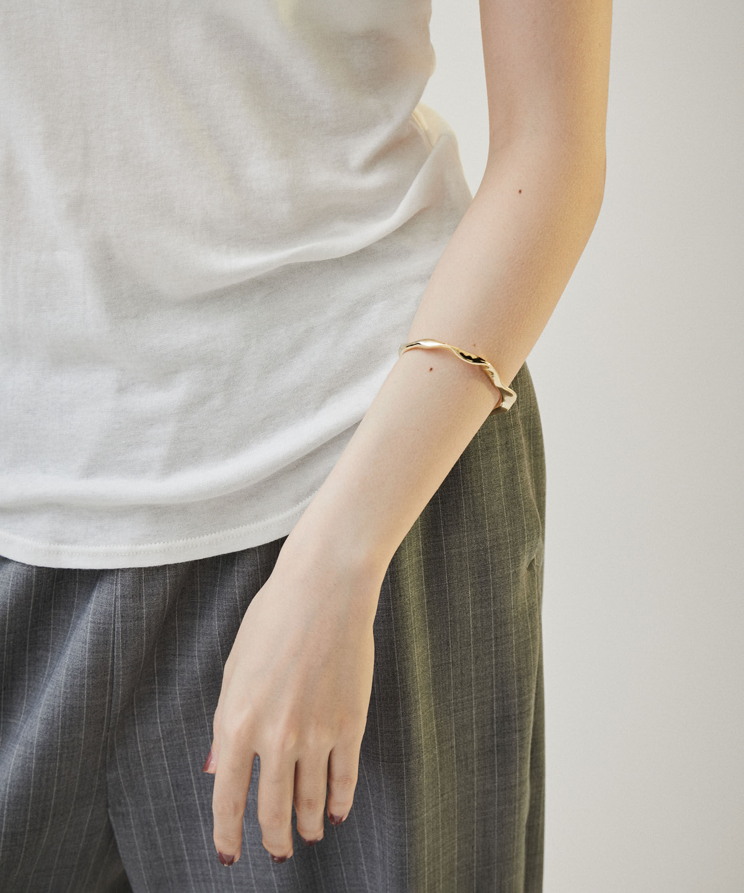 SALON adam et rope'「【Smile Cotton】カップ付きアメリカンスリーブタンクトップ」|タンクトップ|