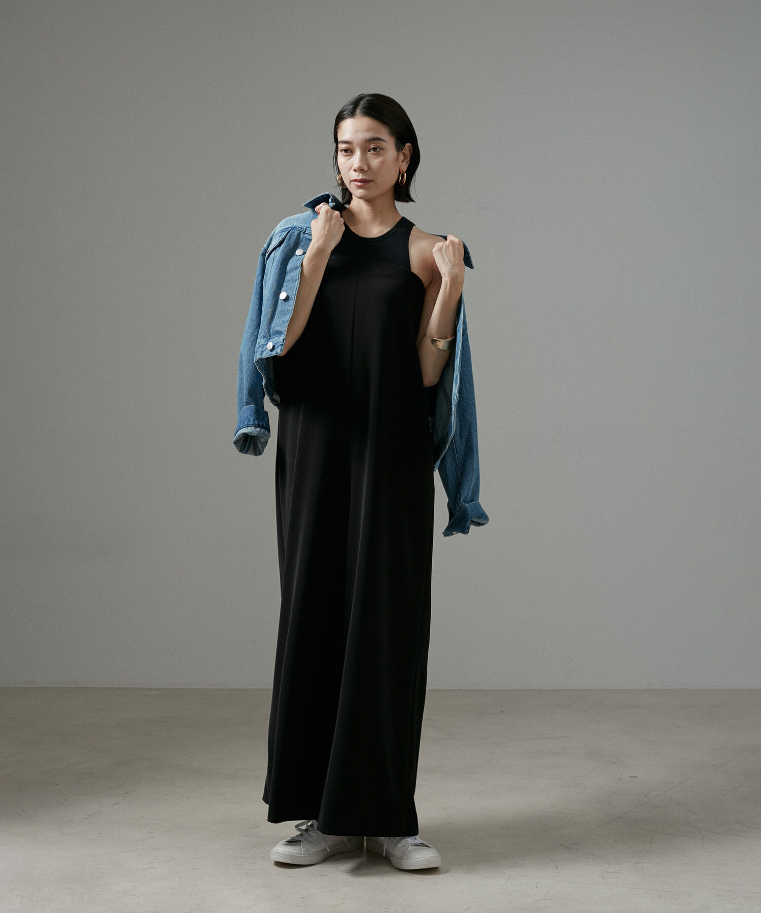 SALON adam et rope'「【Smile Cotton】カップ付きアメリカンスリーブタンクトップ」|タンクトップ|