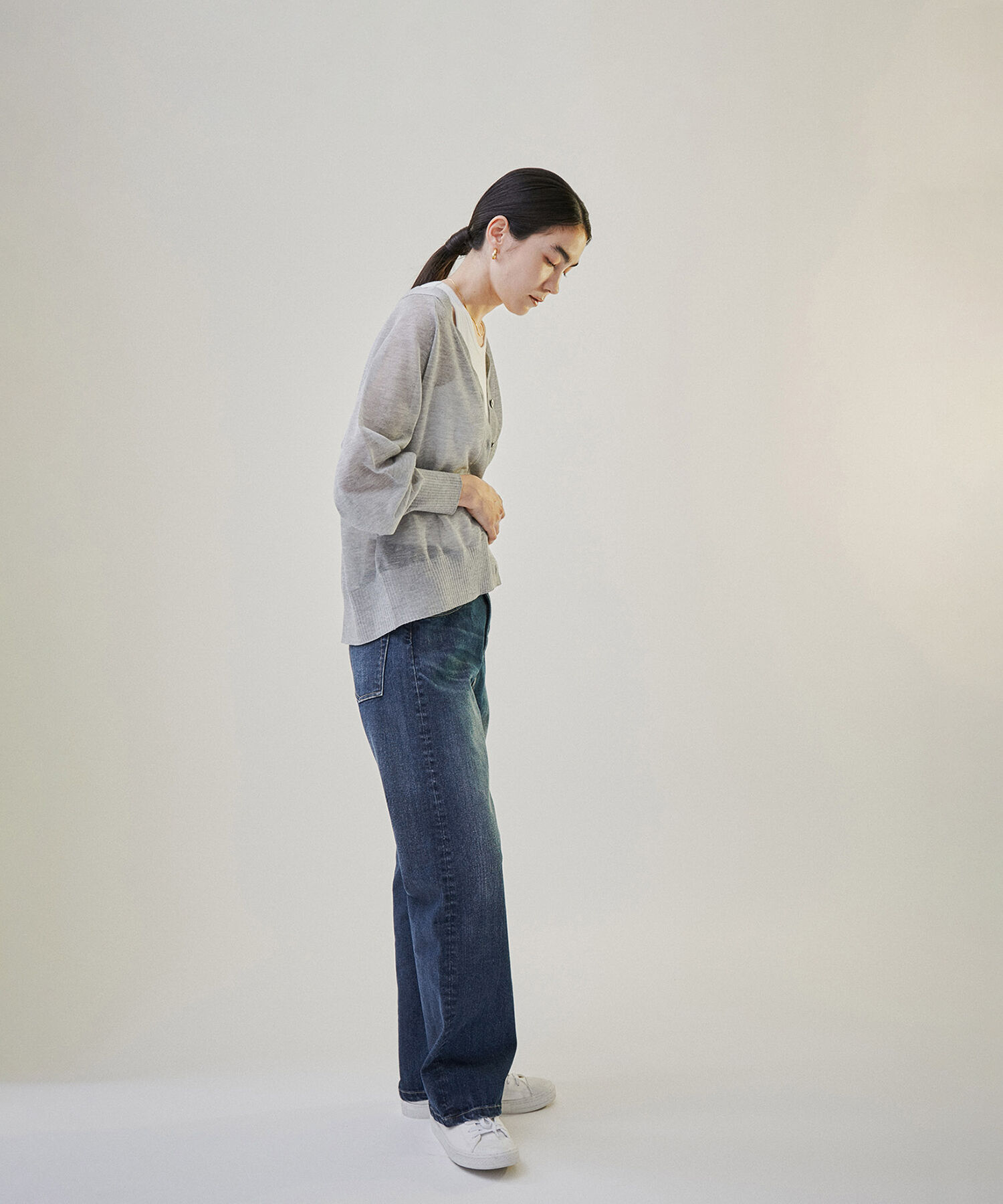 SALON adam et rope'「【Smile Cotton】カップ付きアメリカンスリーブタンクトップ」|タンクトップ|