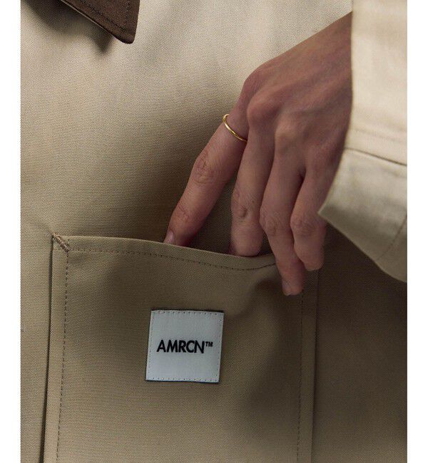 SALON adam et rope'「【Americana（アメリカーナ） for SALON】別注カバーオール / シャツジャケット」|ブルゾン・スタジャン|