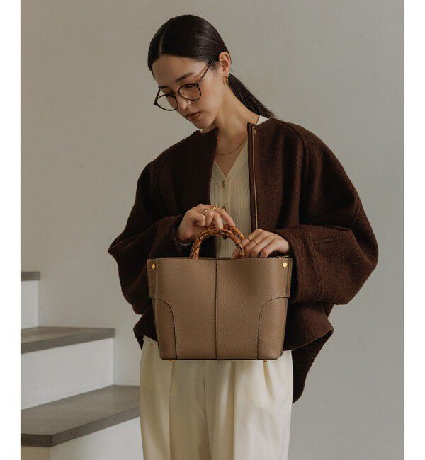 ROPE「【E'POR】BAMBOO BAG Medium【超軽量】」|ハンドバッグ|
