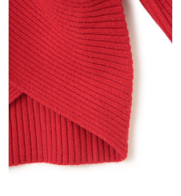 VIS「ふんわりカシュクールニットプルオーバー」|ニット・セーター|