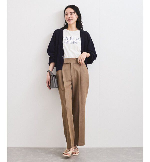 VIS「【接触冷感/洗える】アソートロゴプリントTシャツ」|Tシャツ・カットソー|