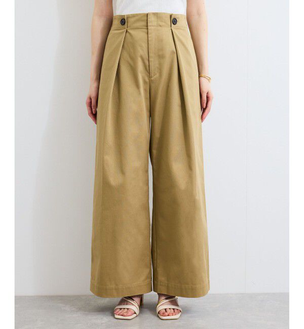 VIS「【洗える】マリンデザインバギーパンツ」|チノ|