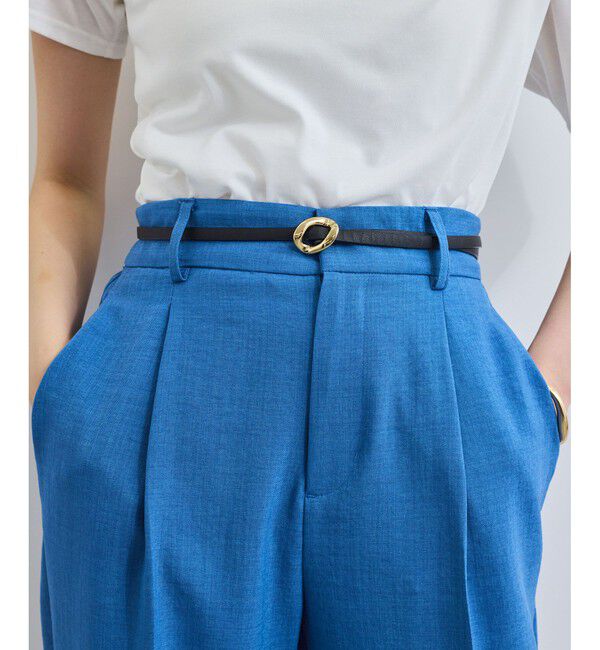 VIS「10ｍｍ巾変形メタルバックルピンレスベルト」|ベルト|