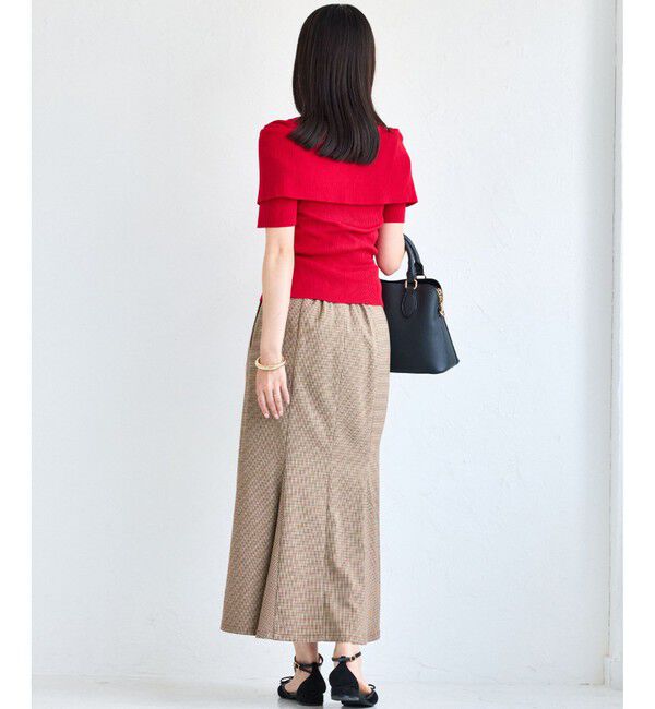 VIS「【美easy】ウーリッシュマーメイドスカート【セットアップ対応/洗える】」|スカート|