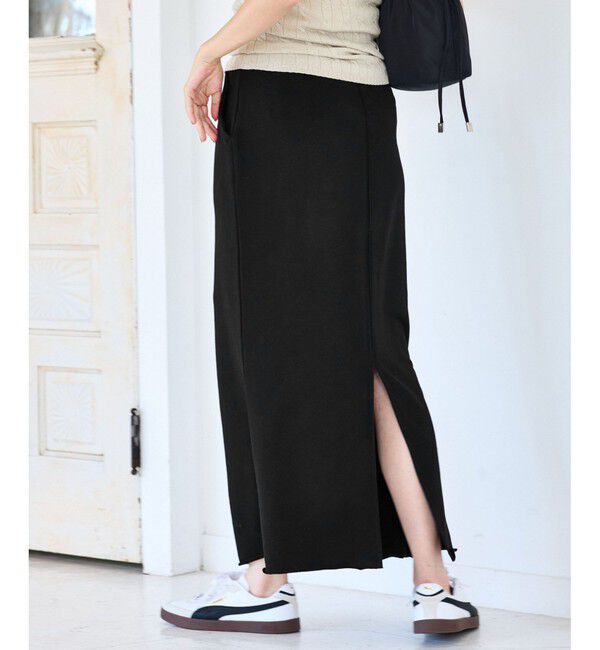 VIS「ミニ裏毛ナロースカート」|スカート|