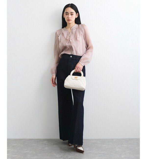 VIS「シアーラッフルブラウス/イージーケア」|シャツ・ブラウス|