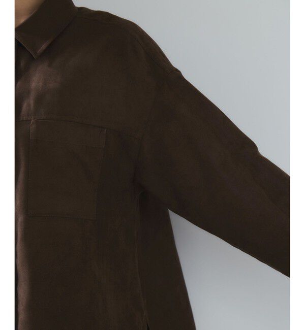 VIS「スエードライクロングスリーブシャツ」|シャツ・ブラウス|