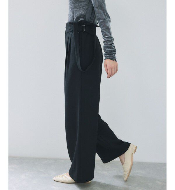 VIS「サスペンダー付き2WAYワイドパンツ」|チノ|