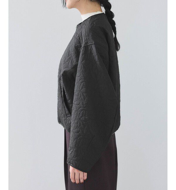 VIS「合皮パイピングキルトアソートブルゾン」|ブルゾン・スタジャン|