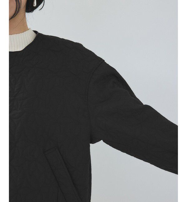 VIS「合皮パイピングキルトアソートブルゾン」|ブルゾン・スタジャン|