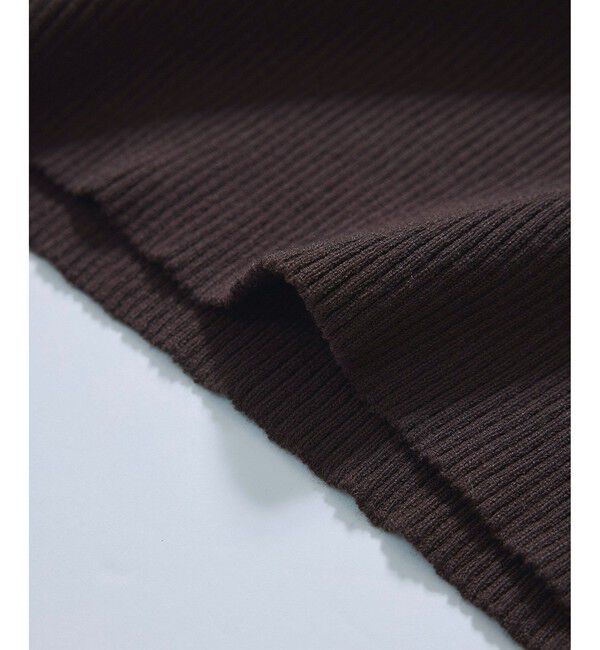 VIS「【美得】オフショルダーモチモチリブニット/好評につき再入荷」|ニット・セーター|