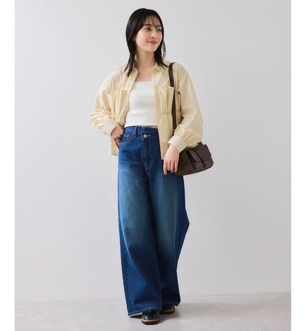 VIS「ビスチェドッキングシャツ/イージーケア」|シャツ・ブラウス|