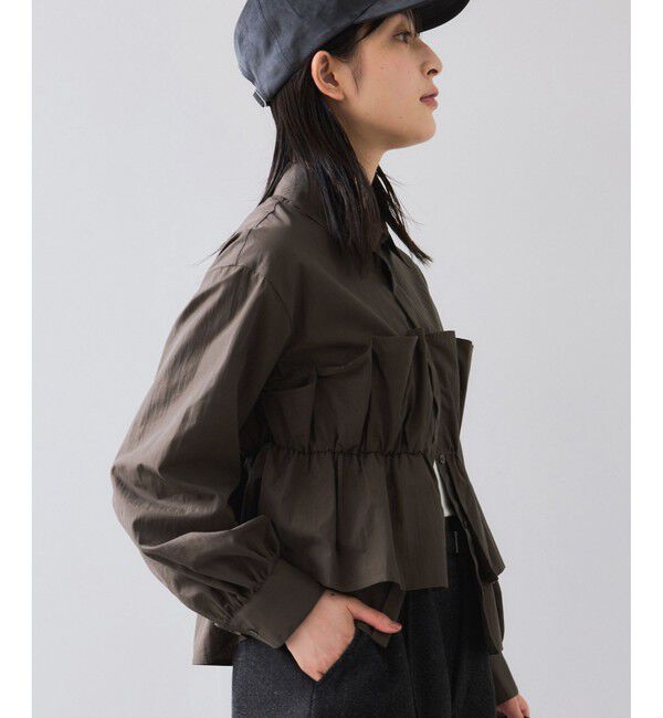 VIS「ビスチェドッキングシャツ/イージーケア」|シャツ・ブラウス|